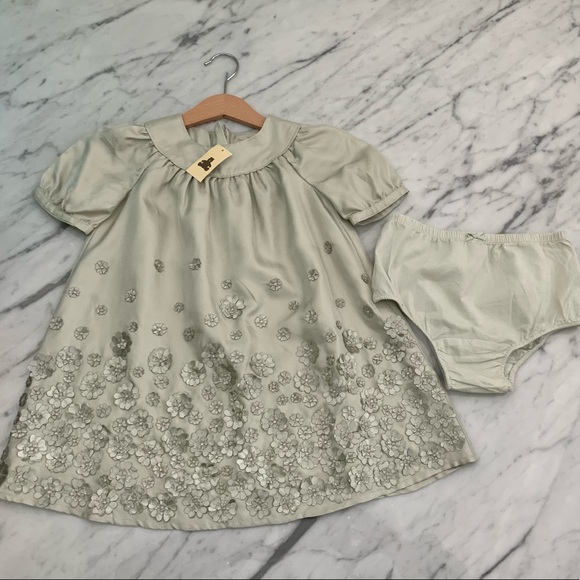 Stella McCartney Kids Other - NWT Stella McCartney for Baby Gap Girls Size 4 Silk Dress with Bloomers